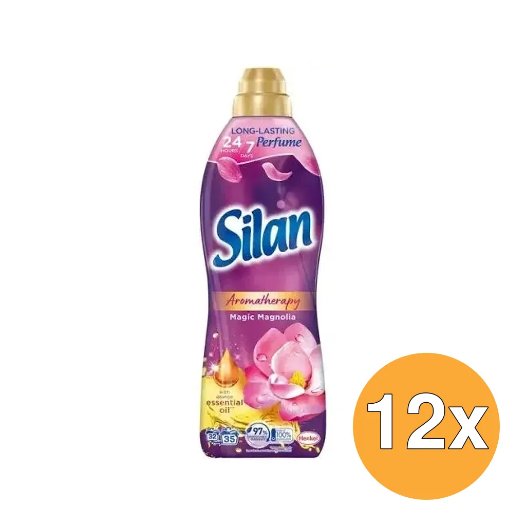 12x Silan Wasverzachter Aromatherapy Magic Magnolia (770 ml)