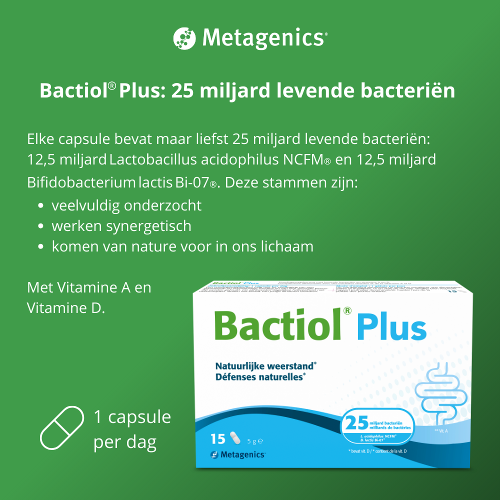Metagenics Bactiol® Plus (30 capsules)
