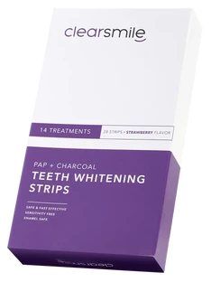 ClearSmile PAP+ Charcoal Teeth Withening Strips (14 stuks)