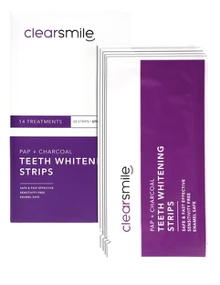 ClearSmile PAP+ Charcoal Teeth Withening Strips (14 stuks)