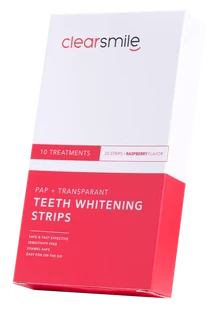 ClearSmile PAP + Transparant Teeth Whitening Strips )10 stuks)