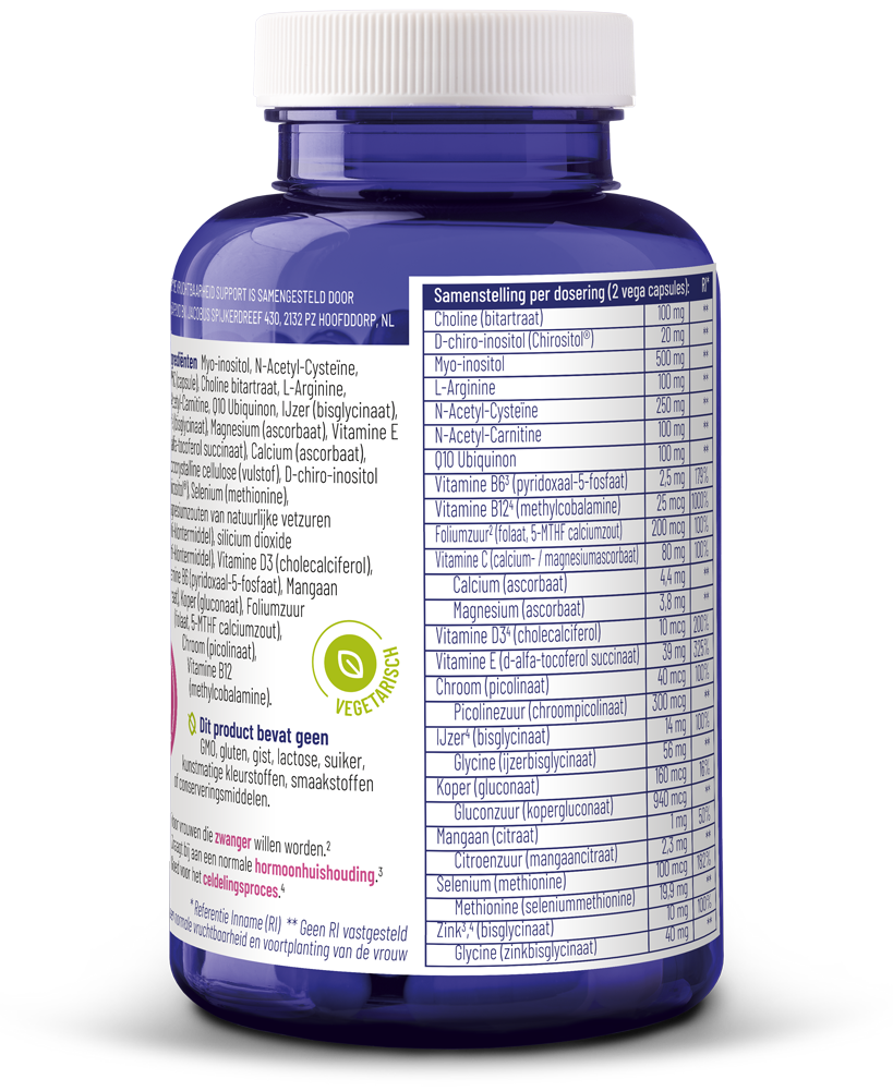 Vitakruid Femme Vruchtbaarheid Support (120 vega capsules) - image 2