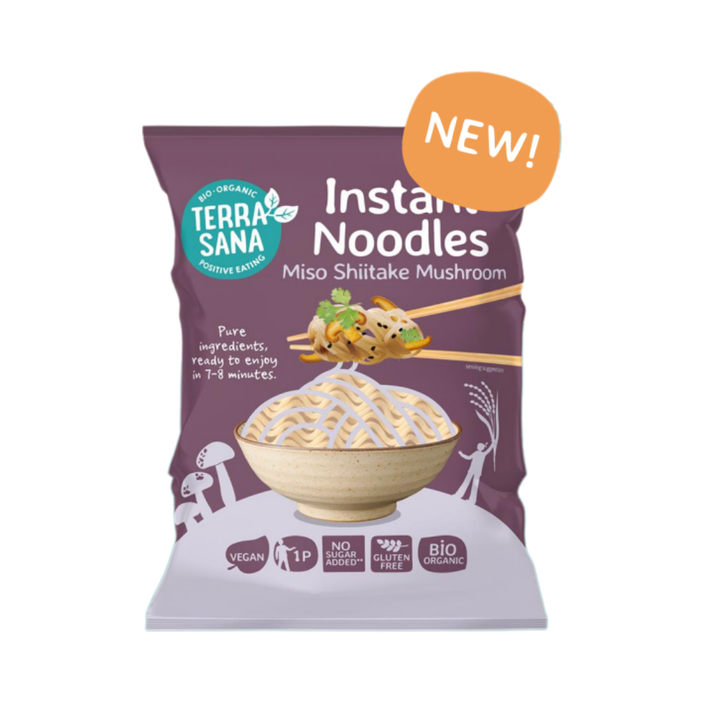 Terrasana Instant Noodles Miso Shiitake Mushroom (90 gr)