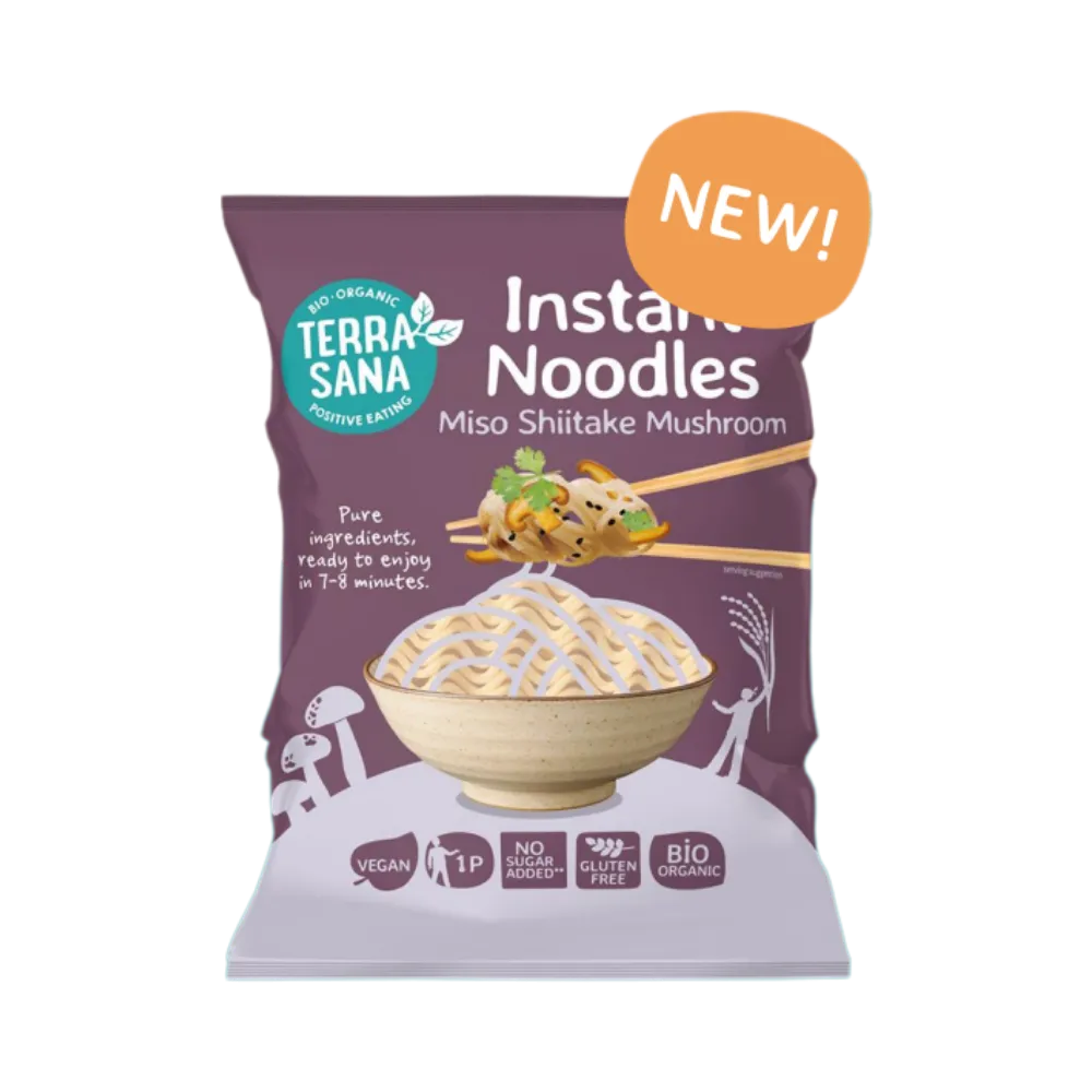 Terrasana Instant Noodles Miso Shiitake Mushroom (90 gr)