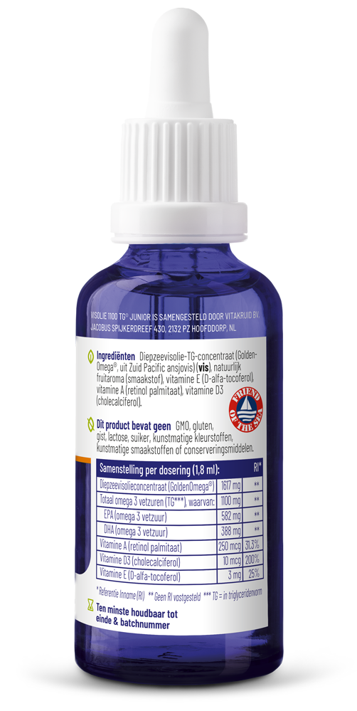 Vitakruid Visolie 1100 TG® Junior (54 ml) - image 2