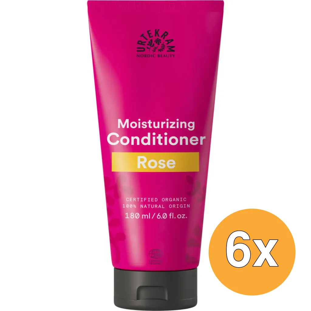 6x Urtekram Conditioner rozen (180 ml)