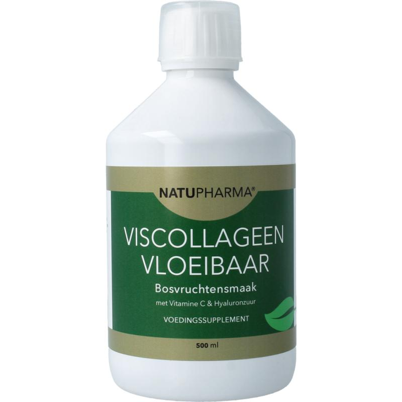 Natupharma Viscollageen vloeibaar Bosvruchten (500 ml)