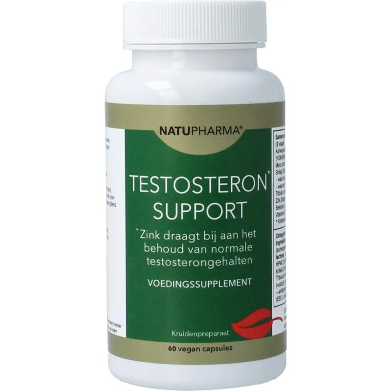 Natupharma Testosteron* Support (KSM-66, Maca, Shilajit & Zink) (60 capsules)