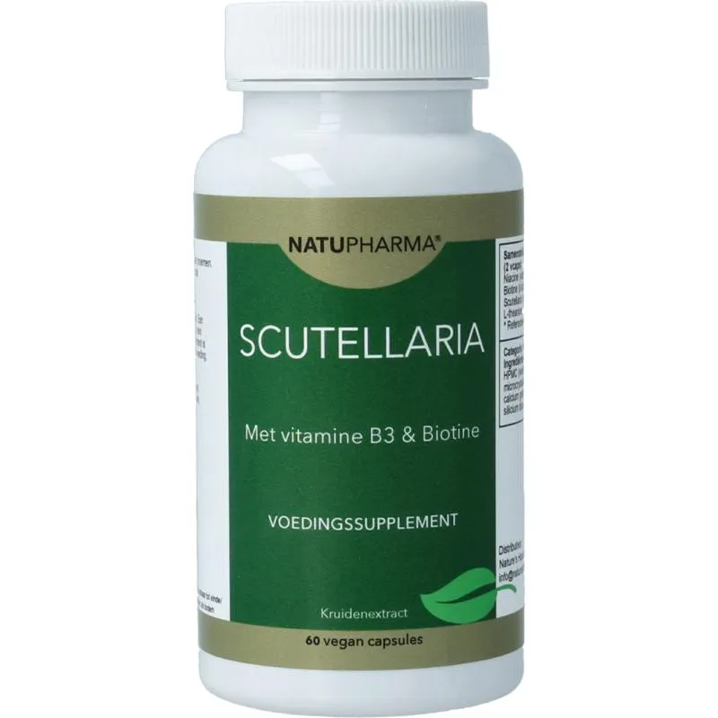 Natupharma Scutellaria met  Vit. B3 & Biotine (60 capules)