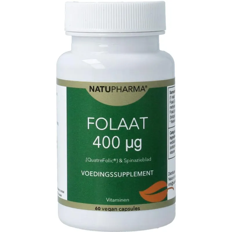 Natupharma Folaat 400 uG - Quatrefolic® (60 stuks)