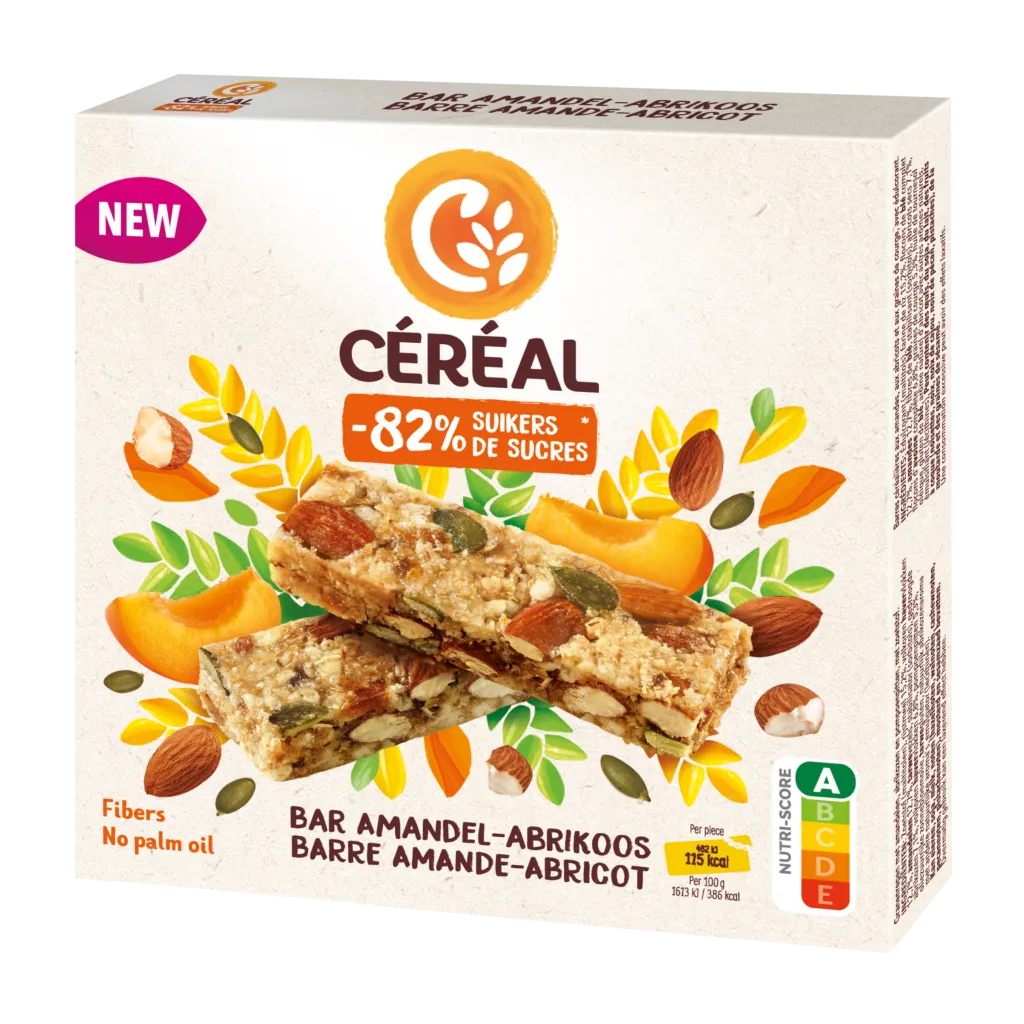 Céréal Bars Amandel Abrikoos (3 stuks)