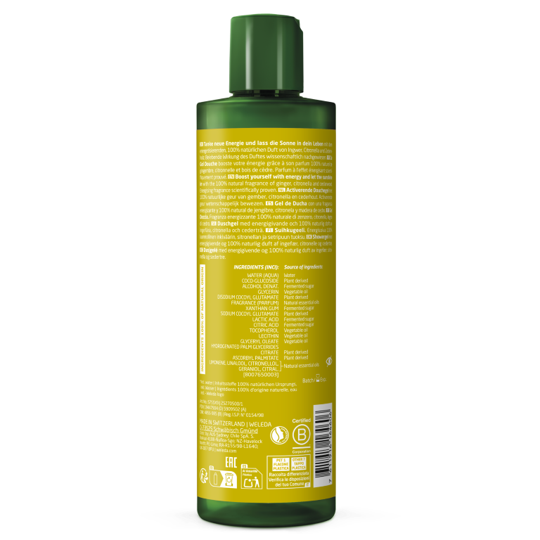 Weleda Energy Douchegel Gember (400 ml)