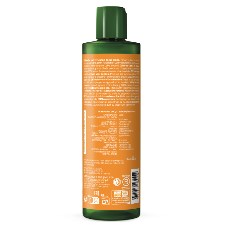 Weleda Vitality Douchecreme Duindoorn (400 ml)