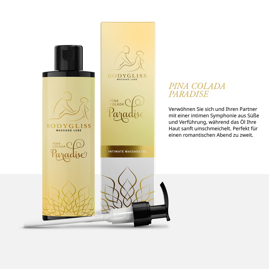 BodyGliss Silky soft massageolie cocos rum (150 ml)