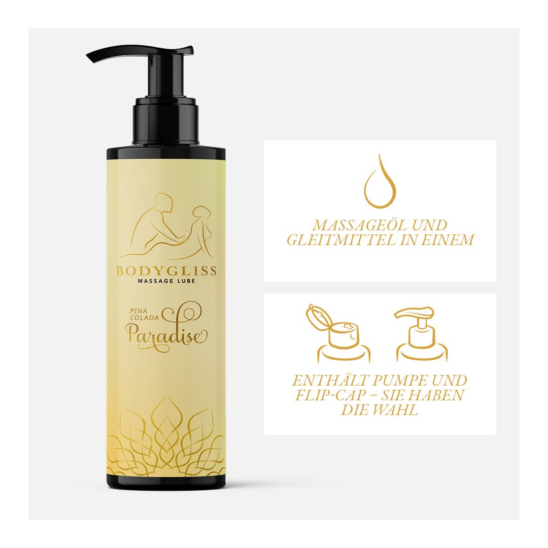 BodyGliss Silky soft massageolie cocos rum (150 ml) - image 4