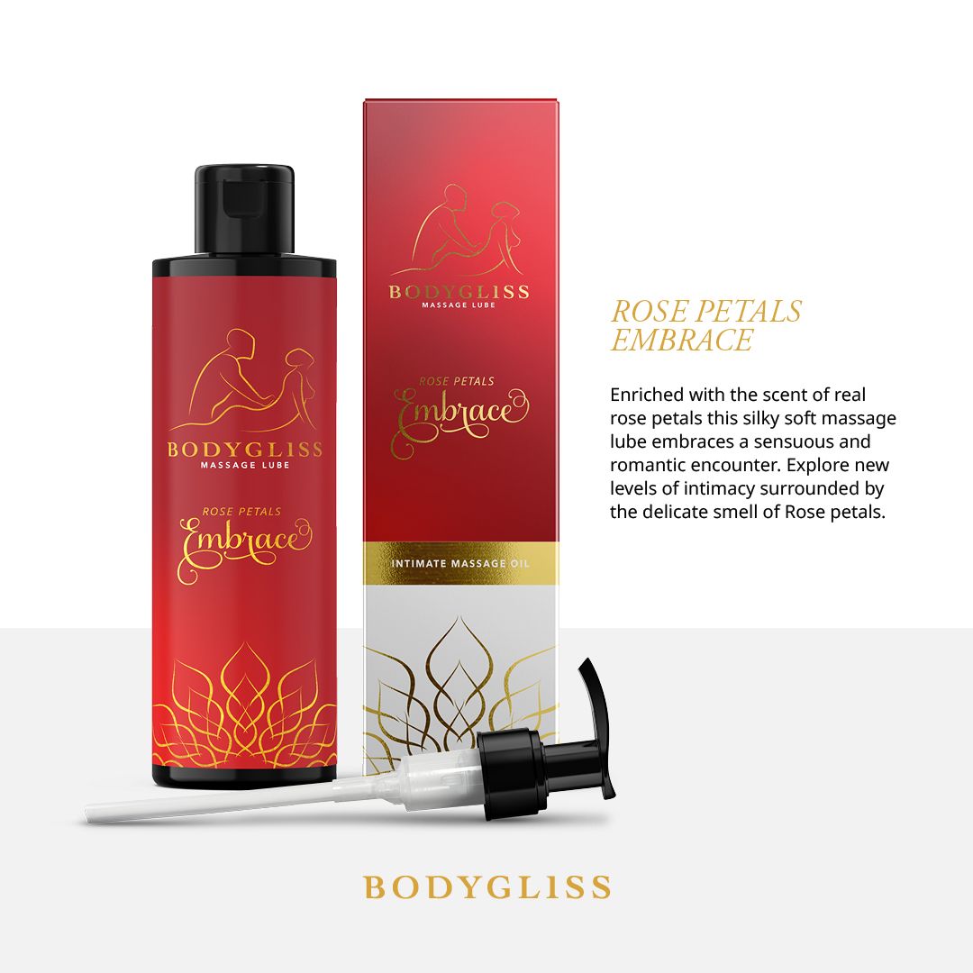 BodyGliss Silky soft massageolie rose petal (150 ml)