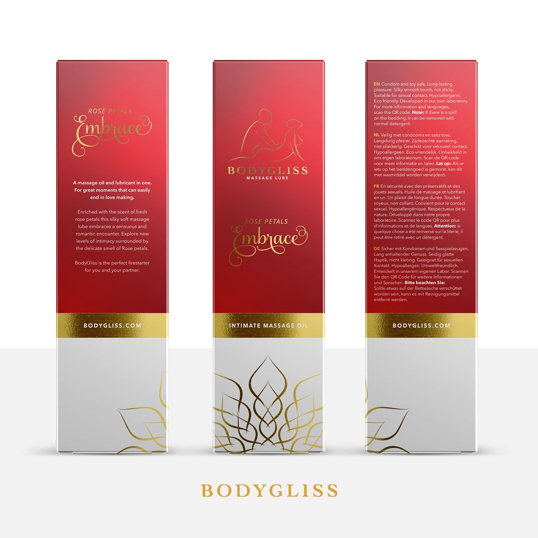 BodyGliss Silky soft massageolie rose petal (150 ml) - image 2