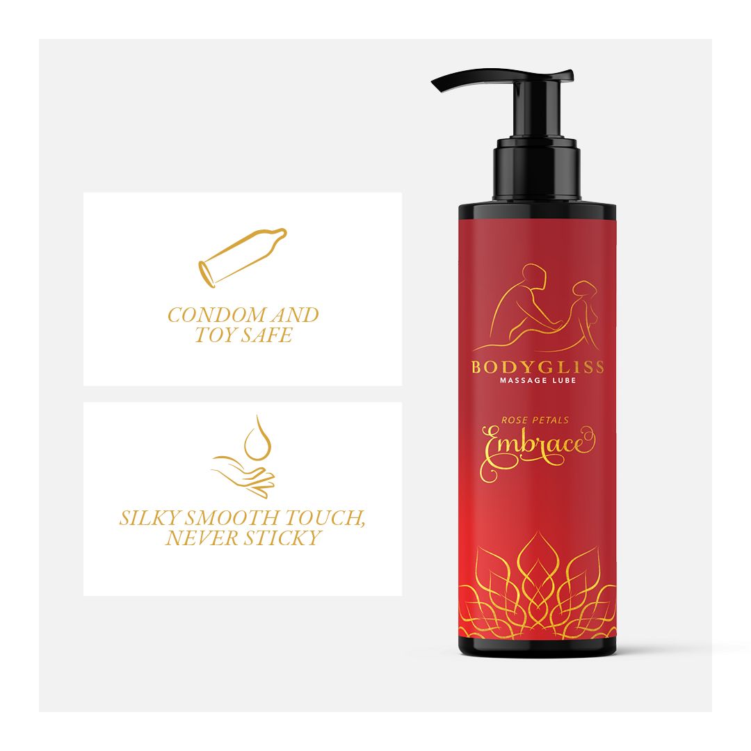 BodyGliss Silky soft massageolie rose petal (150 ml) - image 4
