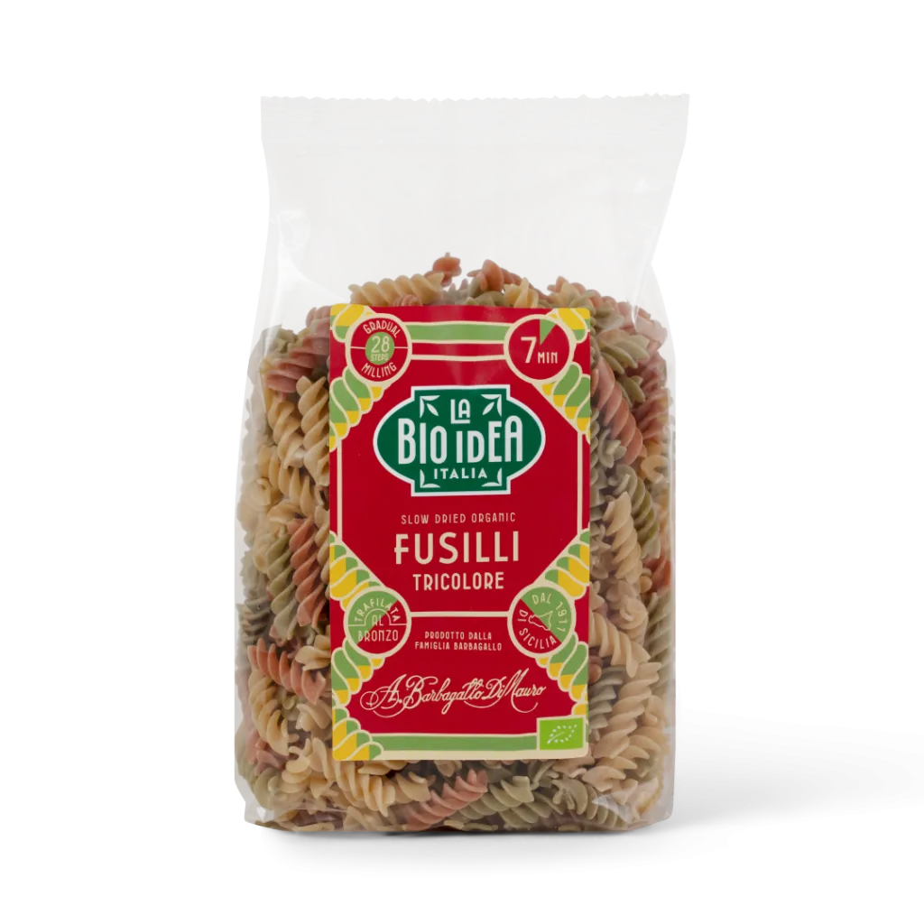 La Bio Idea Fusilli Tricolore Spirelli Bio (500 gr)