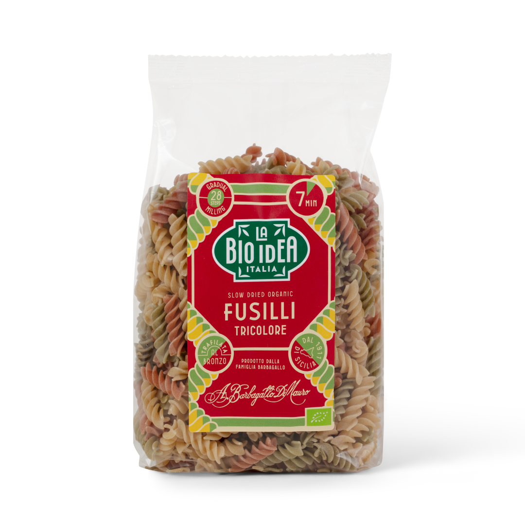 La Bio Idea Fusilli Tricolore Spirelli Bio (500 gr)