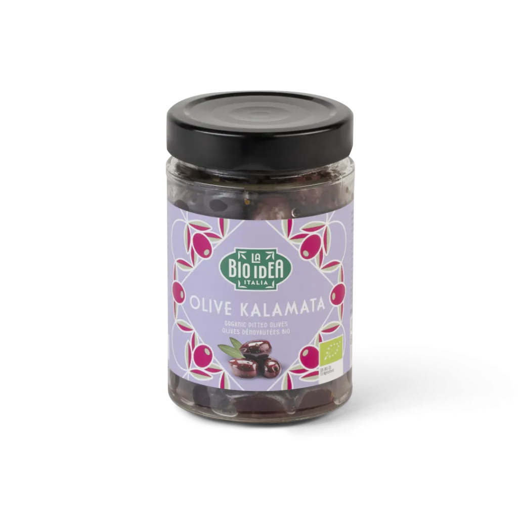 La Bio Idea Olijven Zwart Kalamata Ontpit Bio (180 gr)