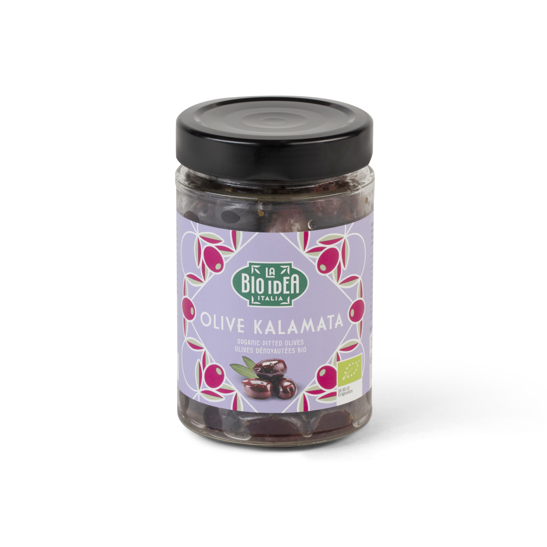 La Bio Idea Olijven Zwart Kalamata Ontpit Bio (180 gr)