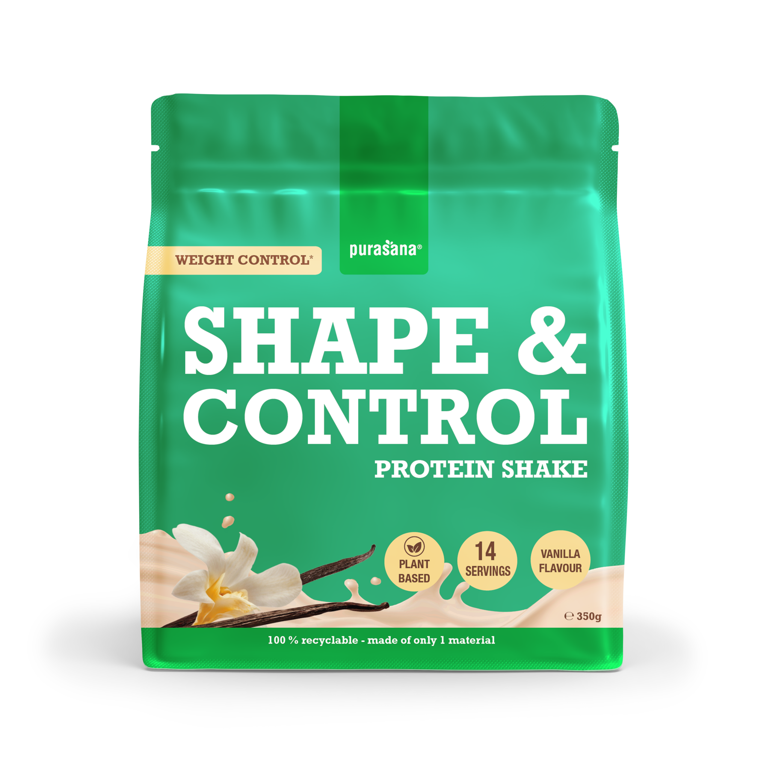 Purasana Shape & Control Plant Protein Vanille (350 gr)