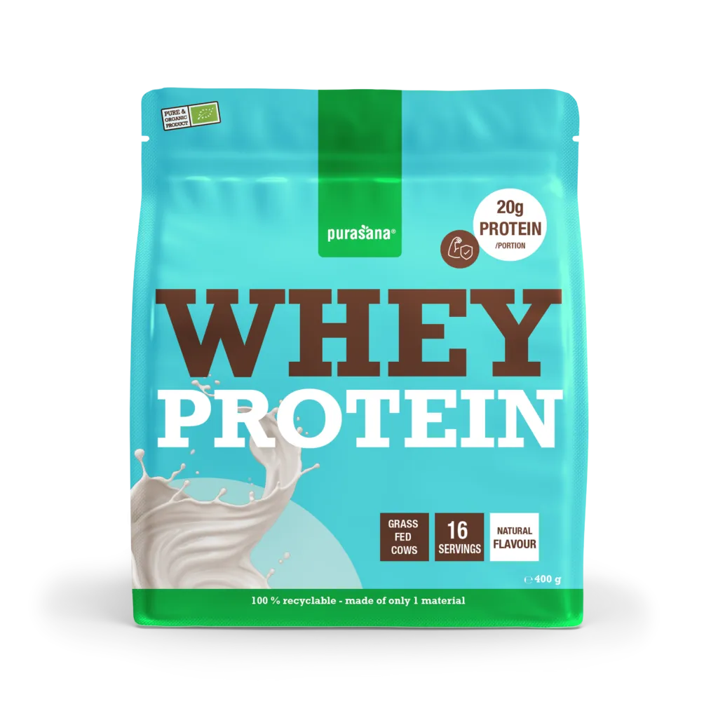Purasana Whey Proteine Natuur Bio (400 gr)