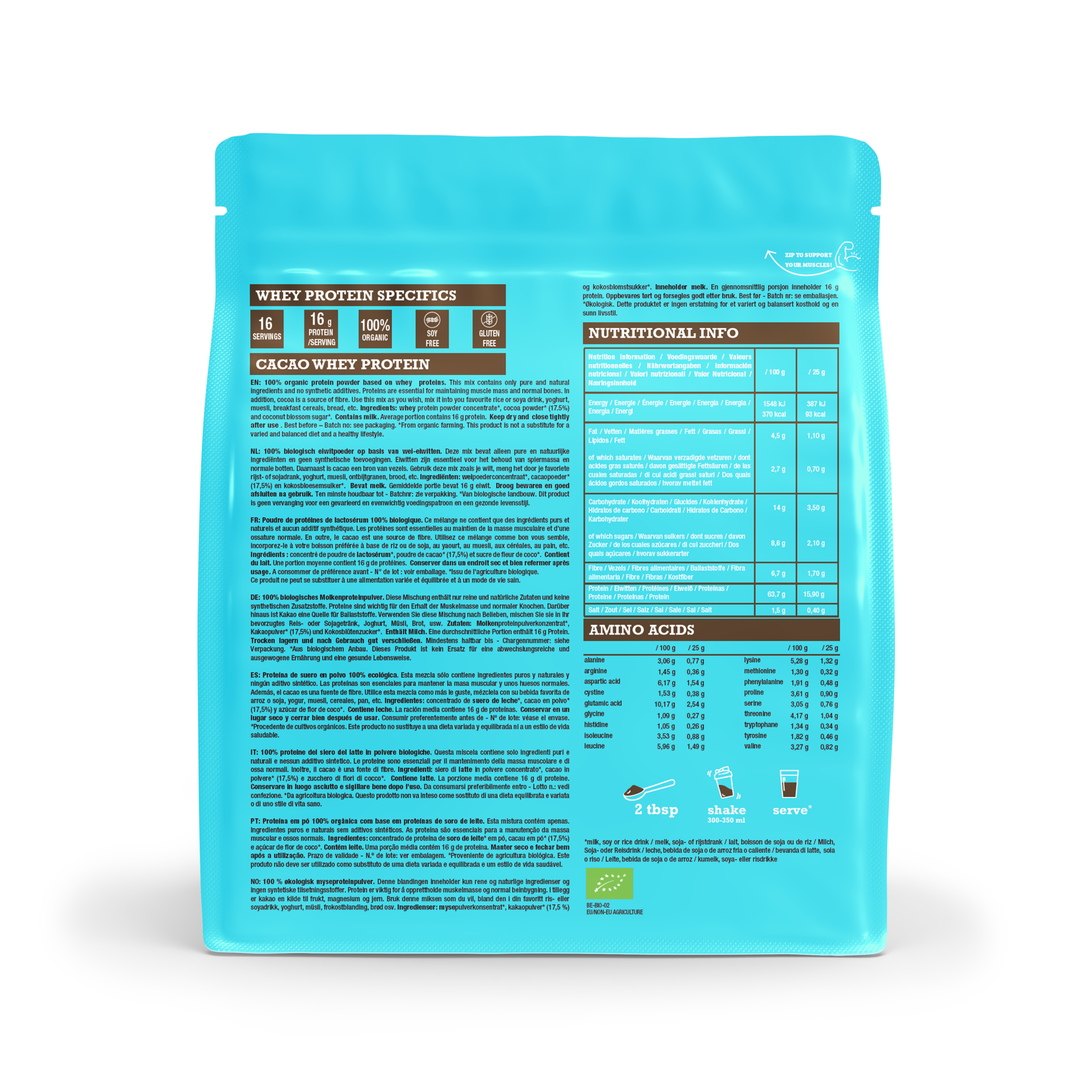 Purasana Whey Proteine Cacao Bio (400 gr)