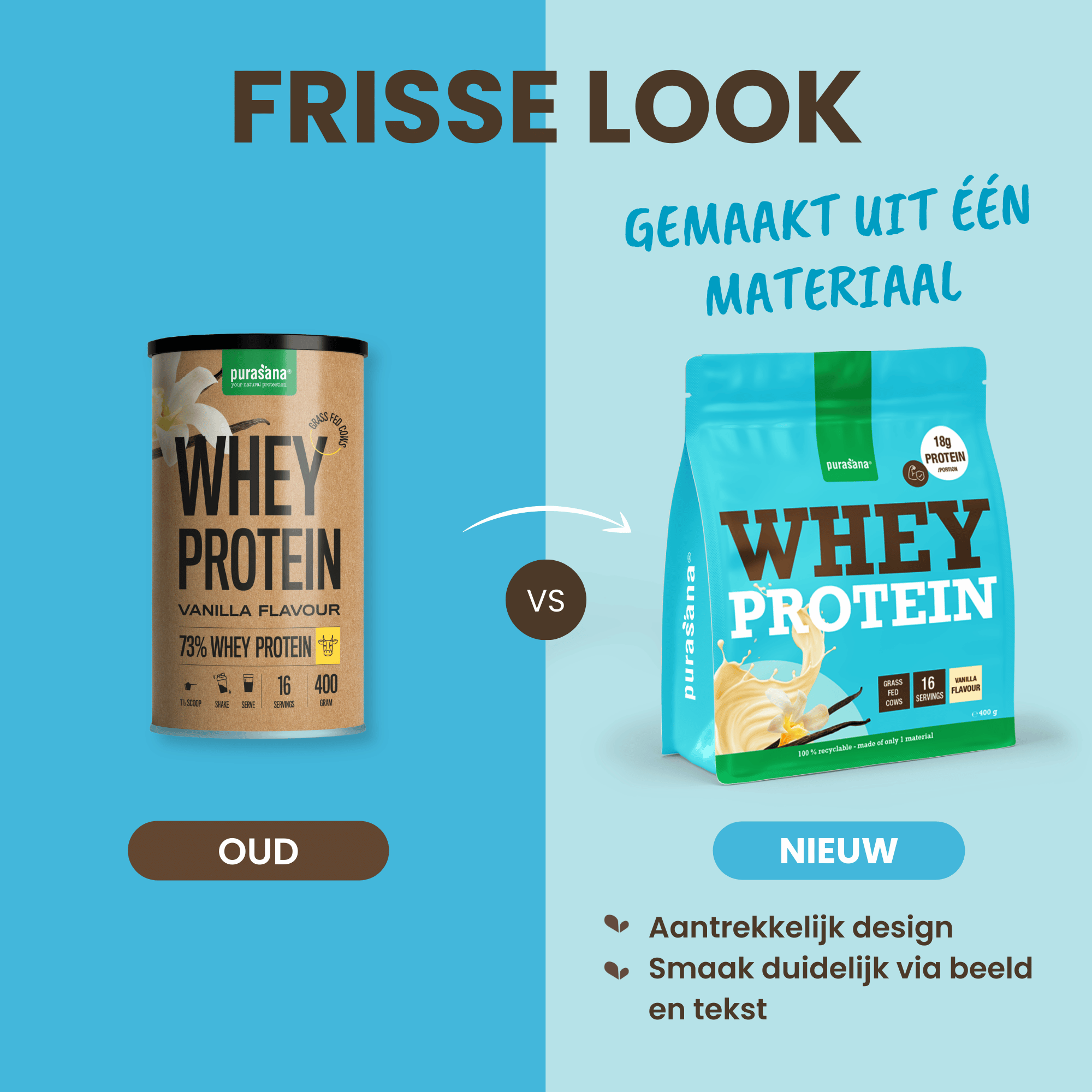 Purasana Whey Proteine Vanilla (400 gr) - image 4