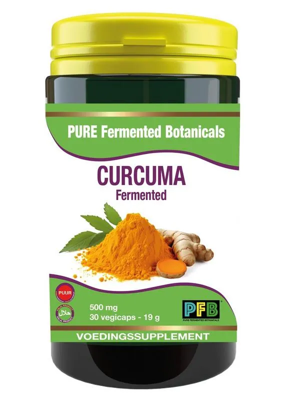Snp Curcuma Fermented Puur (30 vega capsules)