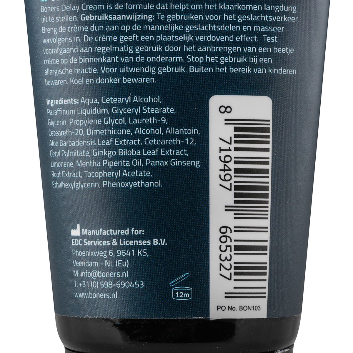 Boners Delay Cream (100 ml) - image 2