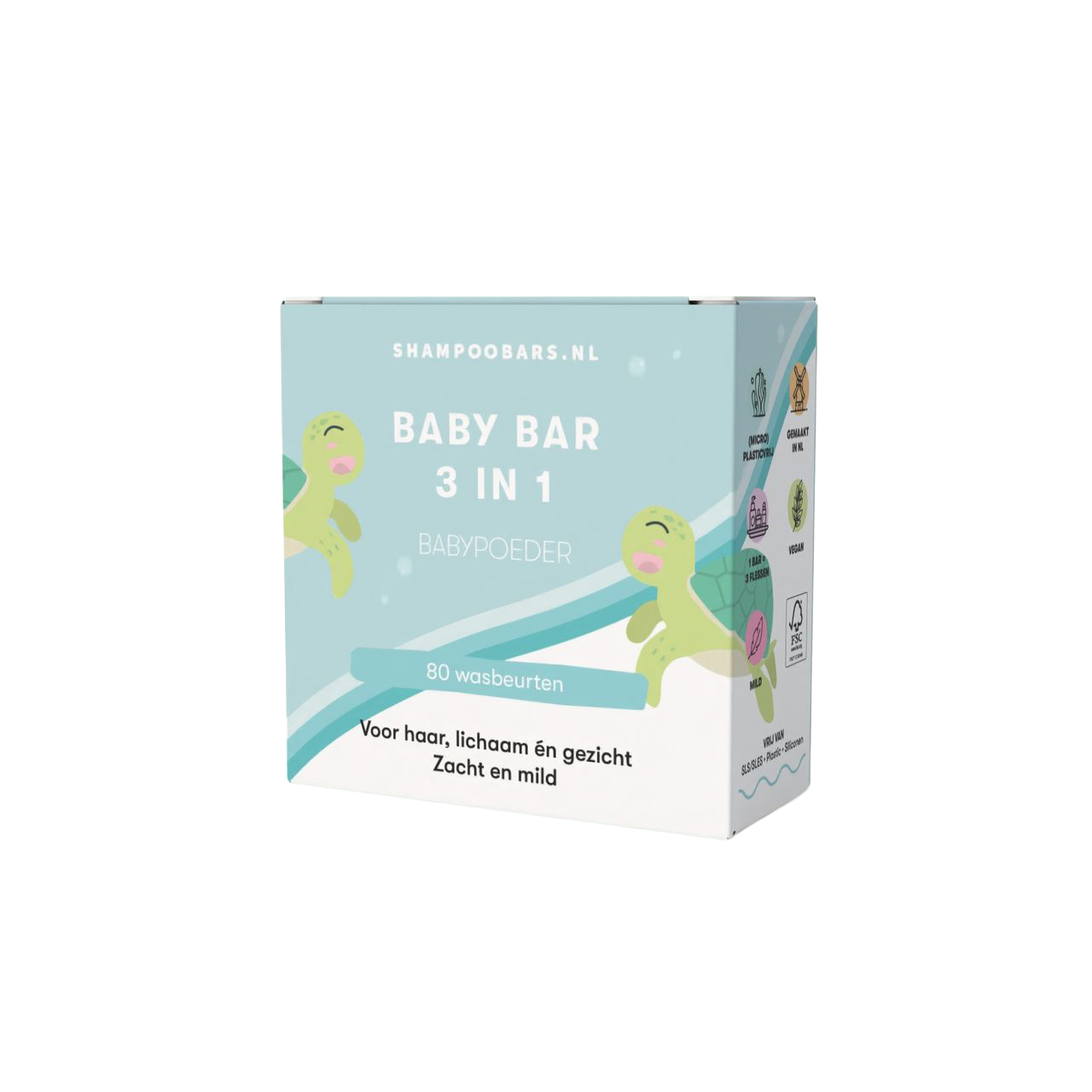 ShampooBars 3-in-1 Baby Bar Babypoeder