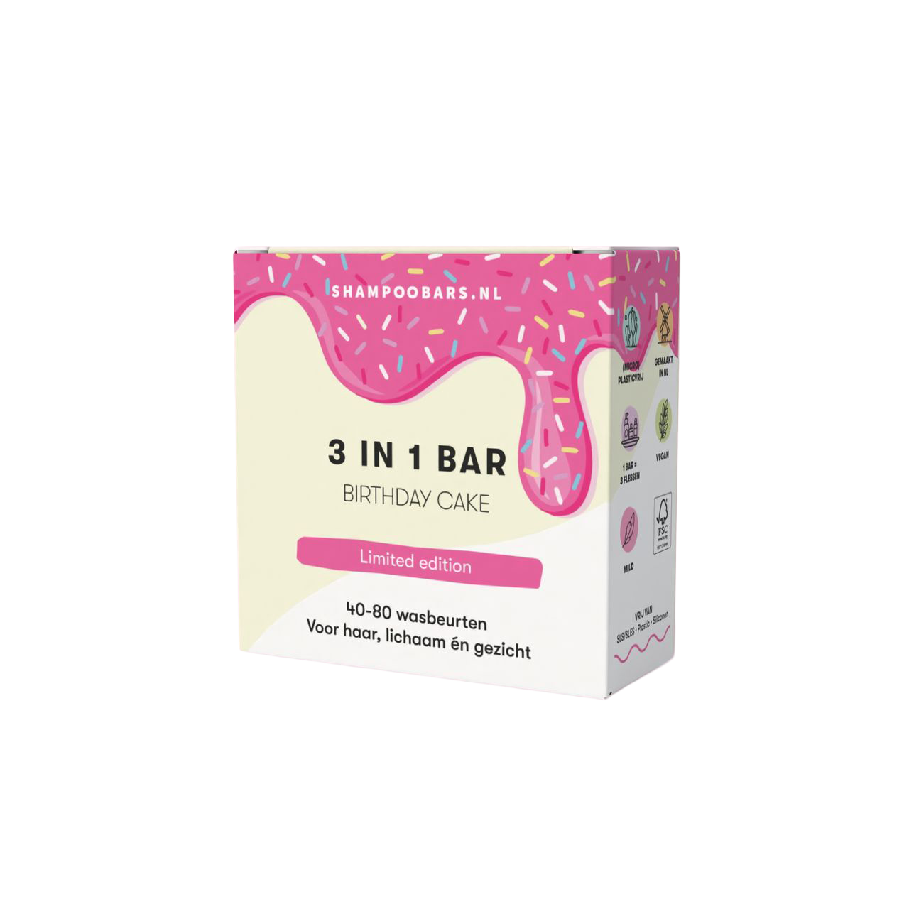 ShampooBars 3-in-1 Birthday Cake Bar