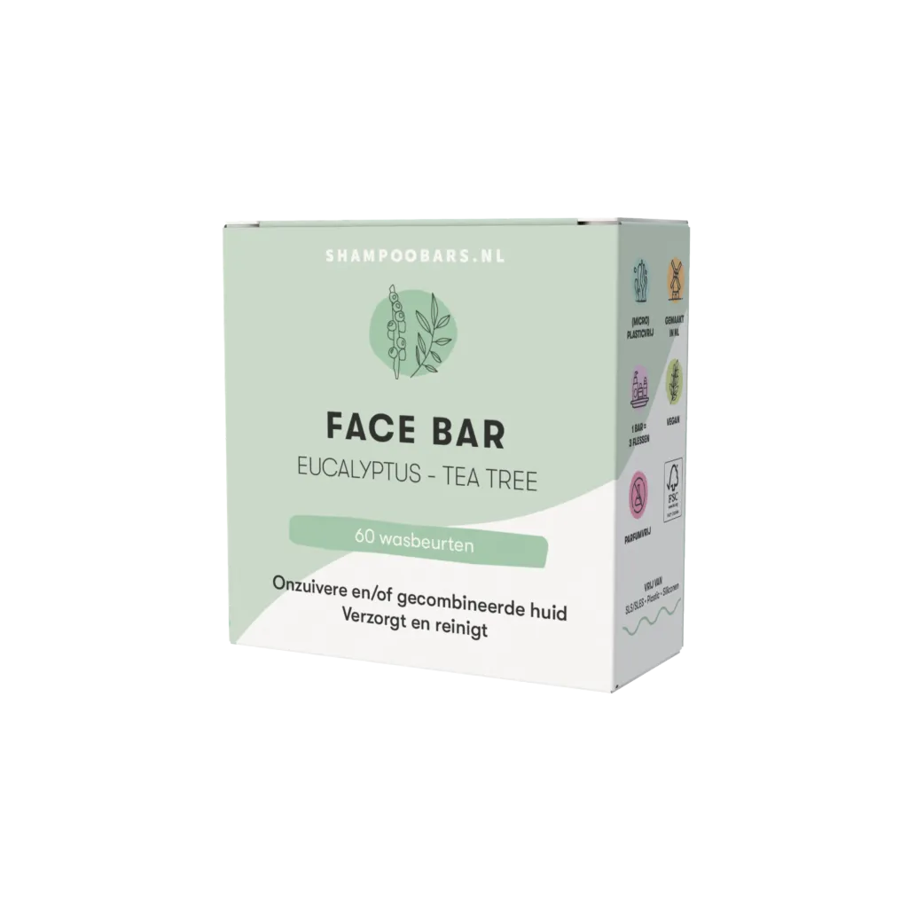 ShampooBars Face Bar Eucalyptus-Tea Tree