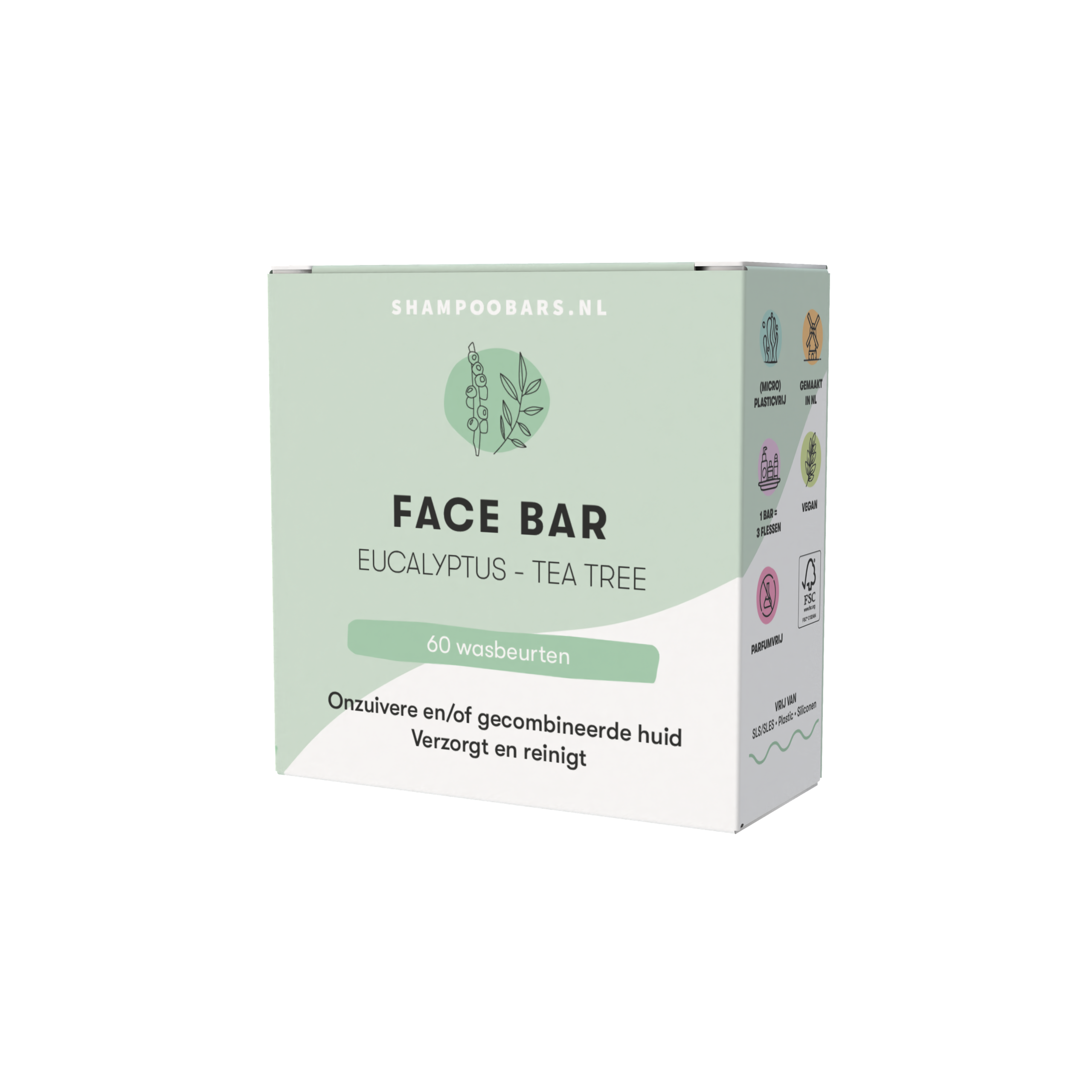 ShampooBars Face Bar Eucalyptus-Tea Tree