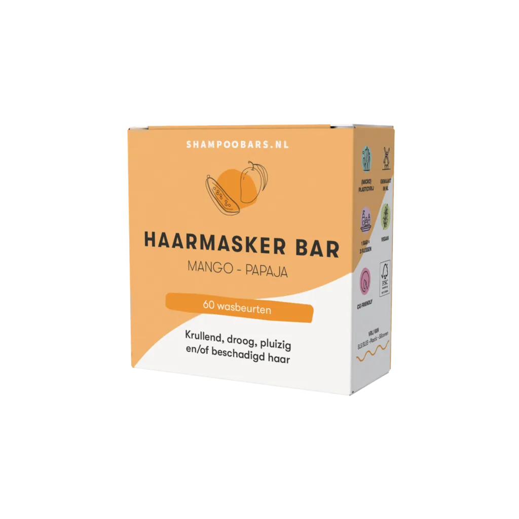 ShampooBars Haarmasker Bar Mango-Papaja