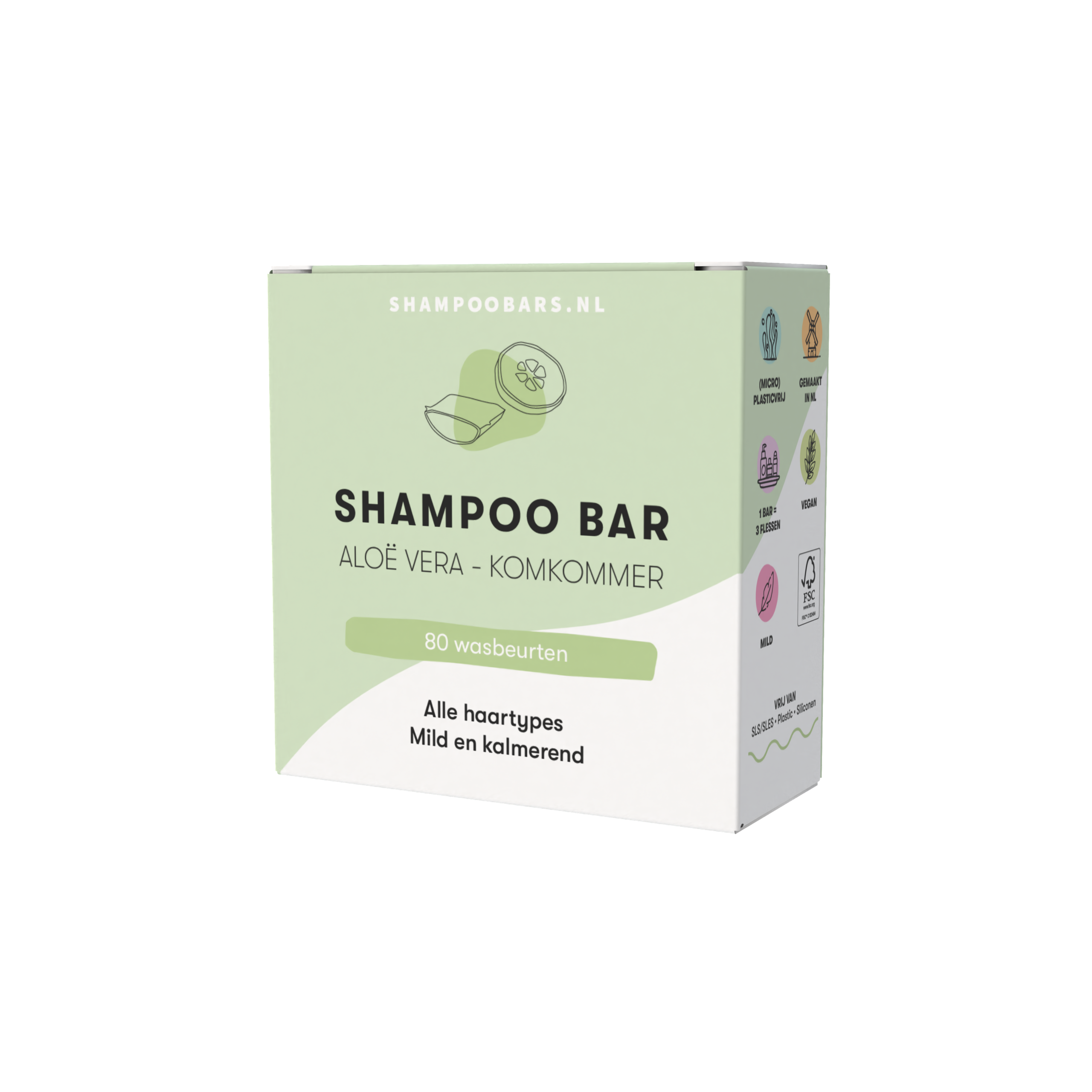 ShampooBars Shampoo Bar Aloe Vera-Komkommer