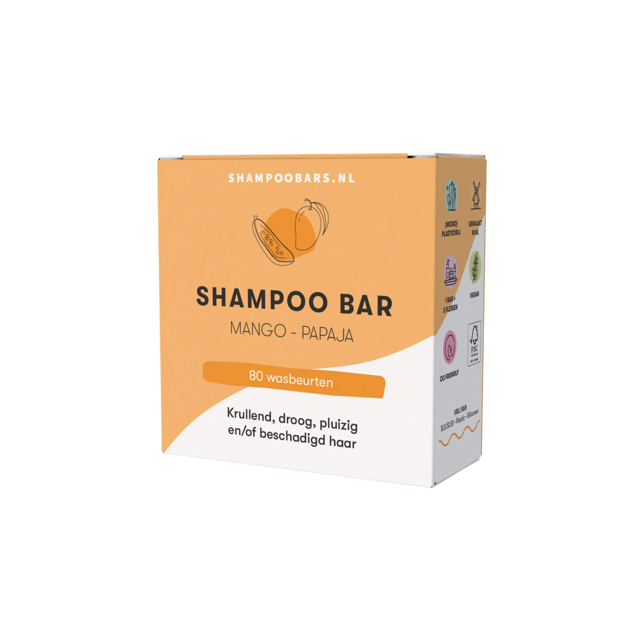 ShampooBars Shampoo Bar Mango-Papaja