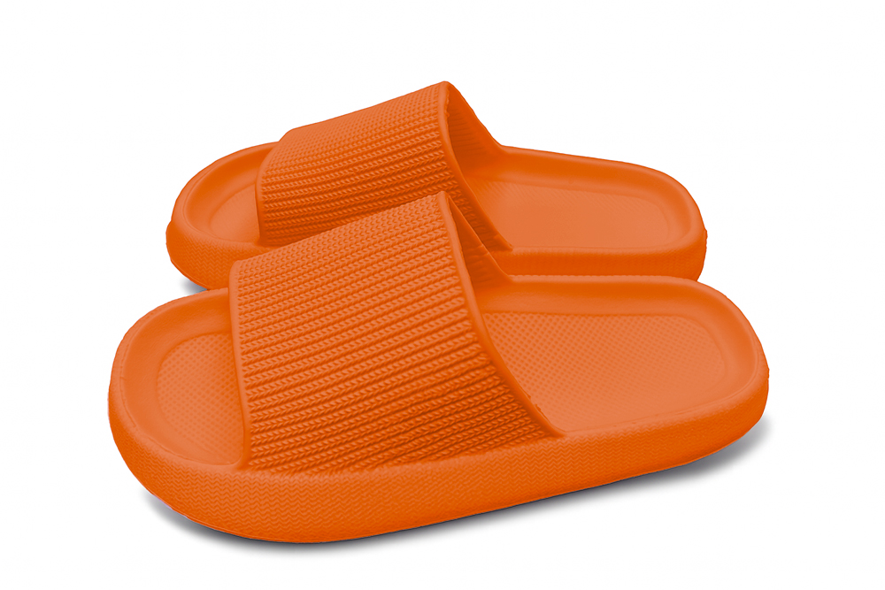 Lucovitaal Zomer Badslipper 43-44 Oranje (1 paar)