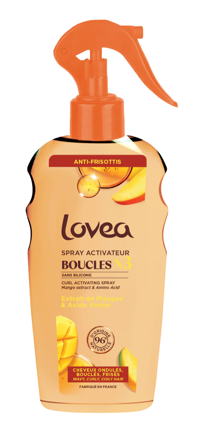 Lovea Curl Activating Spray Mango Extract & Amino Acid (200 ml)