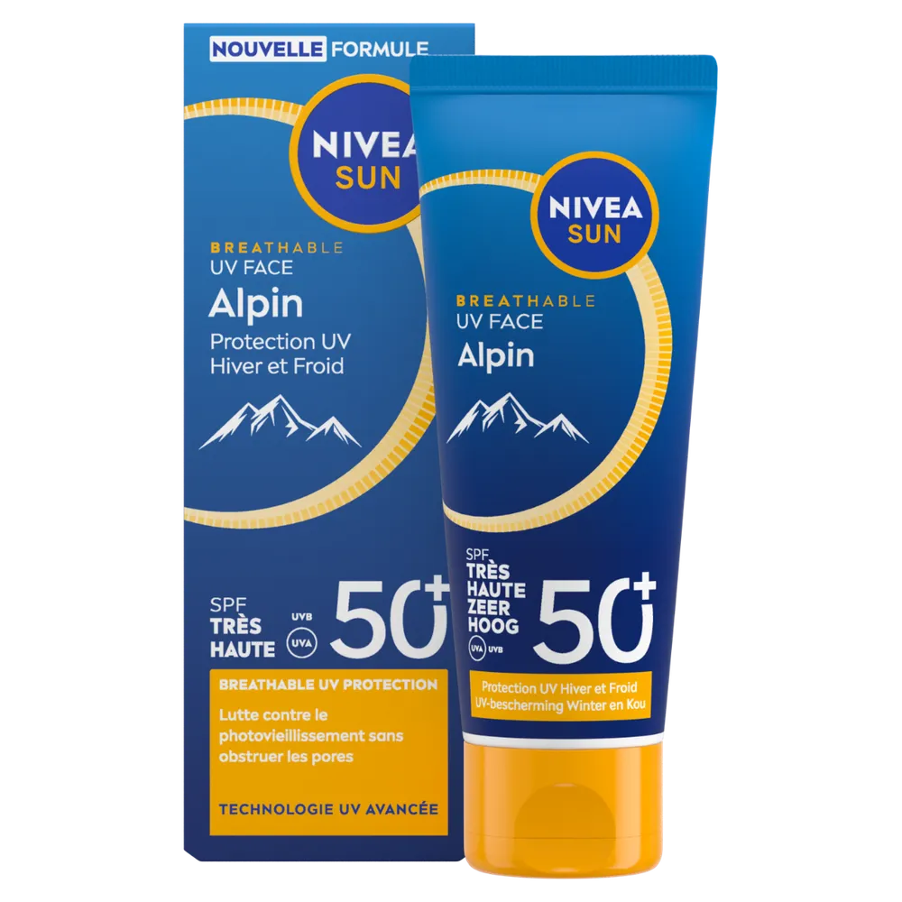 Nivea Sun Breathable Uv Face Alpin Uv-bescherming Winter en Kou SPF50+ (40 ml) - image 2