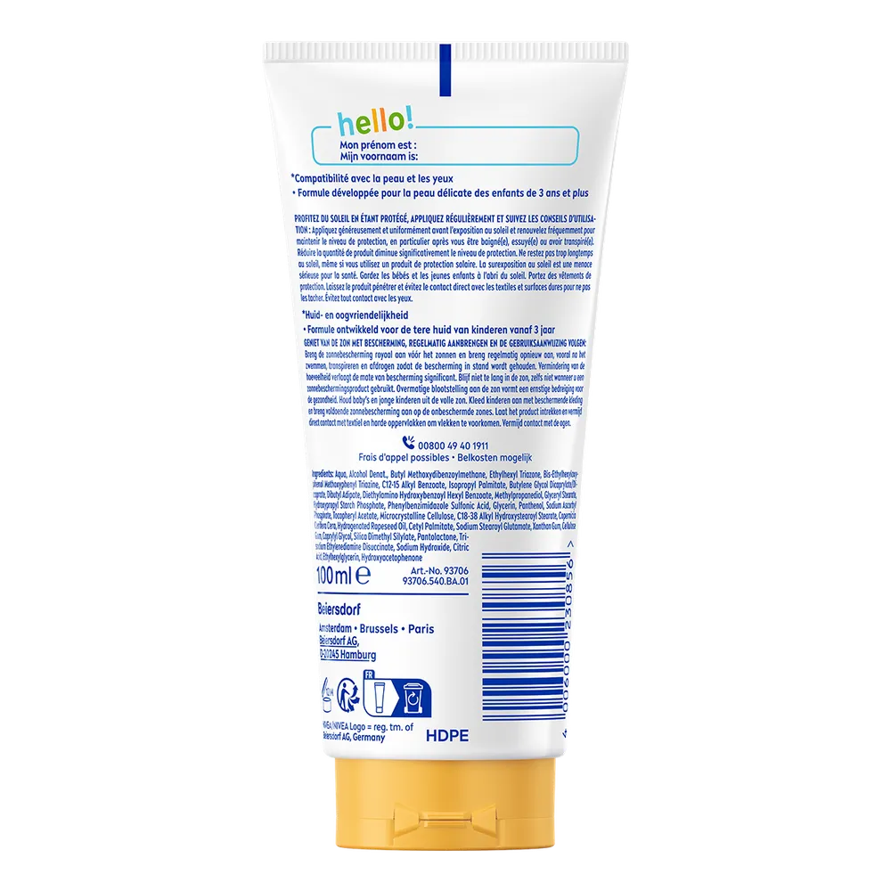 Nivea Sun Kids Daily Uv Protect SPF50+ (100 ml)