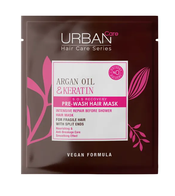 Urban Care Argan Oil & Keratin Pre-wash Hair Mask (50 ml)