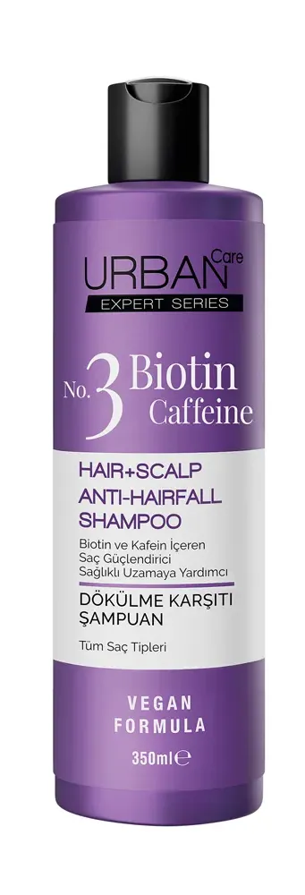 Urban Care No.3 Biotin Caffeine Hair+scalp Anti-hairfall Shampoo (350 ml)