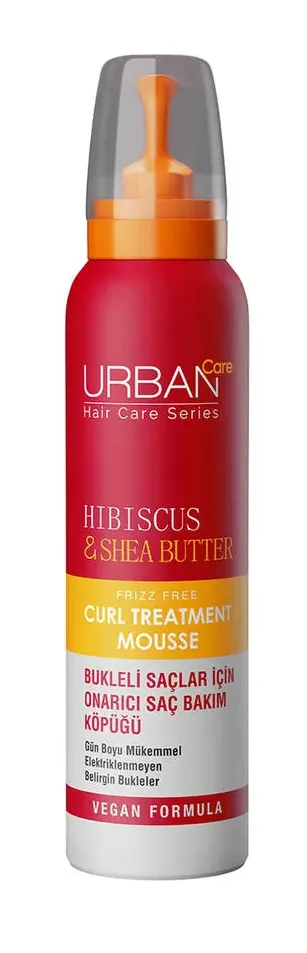 Urban Care Hibiscus & Shea Butter Curl Treatment Mousse (150 ml)
