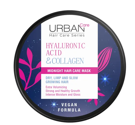 Urban Care Hyaluronic Acid & Collagen Midnight Hair Care Mask (50 ml)