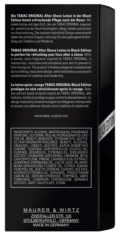 Tabac After Shave Black Lotion (100 ml) - image 5