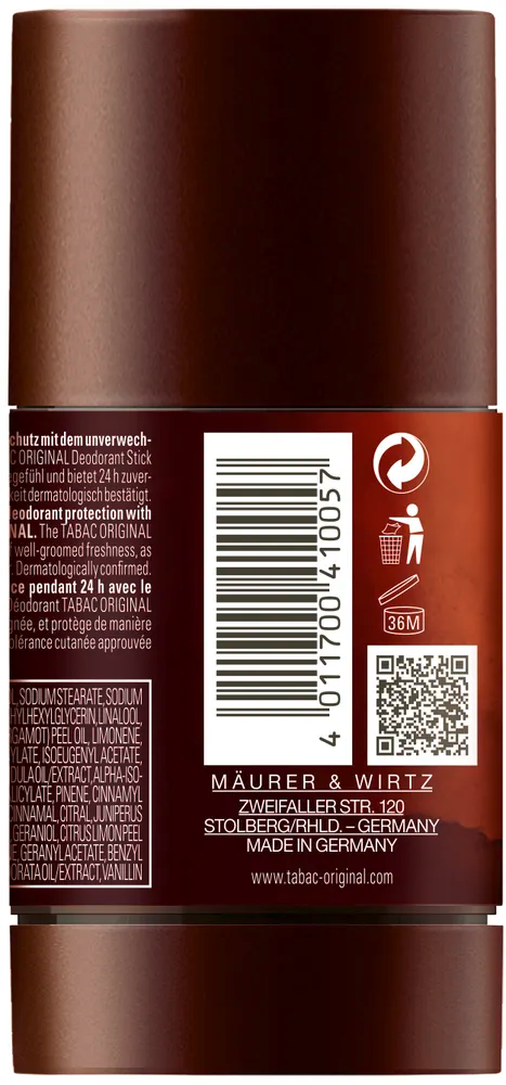 Tabac Deodorant Stick (75 ml)