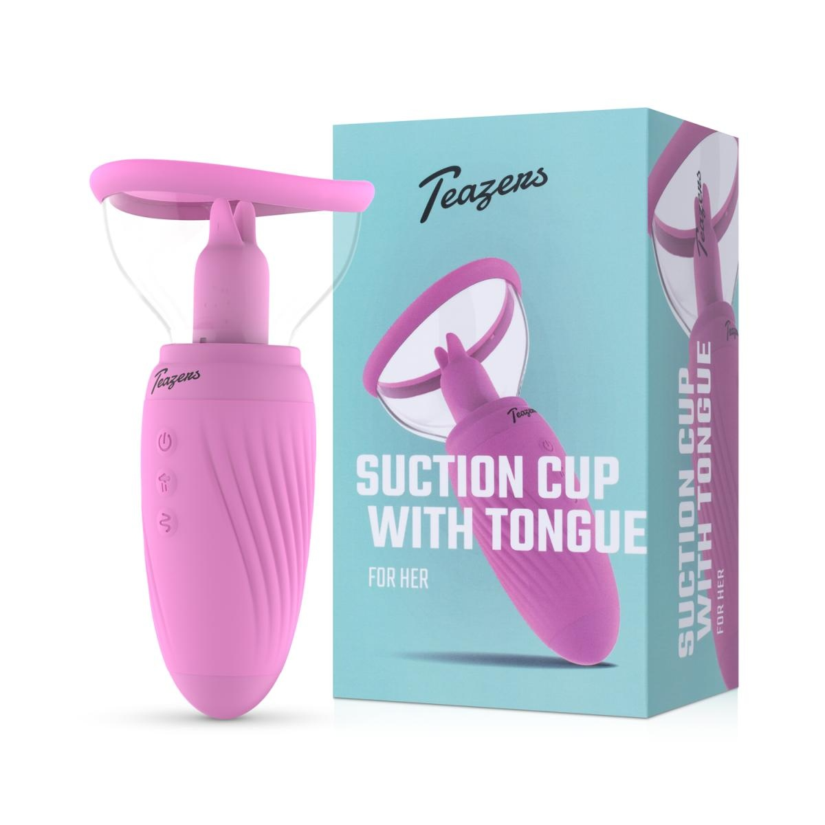 Teazers Suction Cup met Clitoris Vibrator (1 stuk)